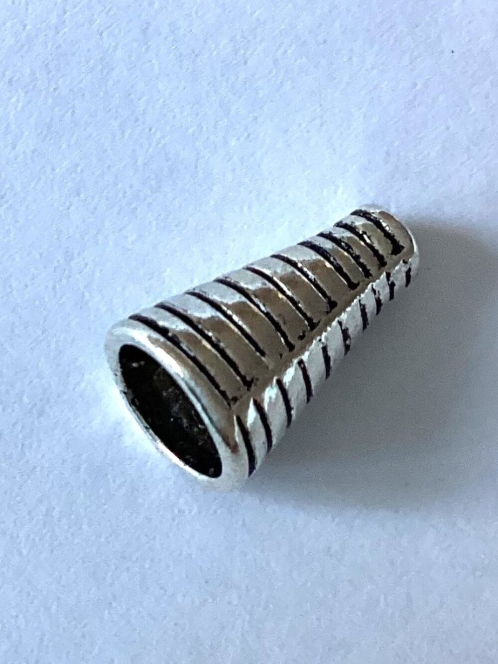 A Bundle of Silver Tone Cone Spacer Beads Jewelry Making Crafting